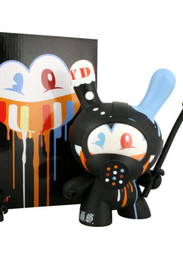 Kidrobot-Tristan-Eaton-Tag-Team-Dunny-Fatcap-Set-Figur-Box
